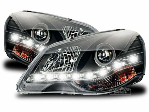 LAMPE FAROVI  PREDNJI VW POLO 9N3 04/05-09 BLACK
