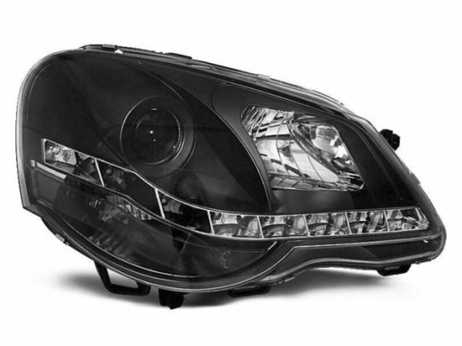 LAMPE FAROVI  PREDNJI VW POLO 9N3 04/05-09 BLACK