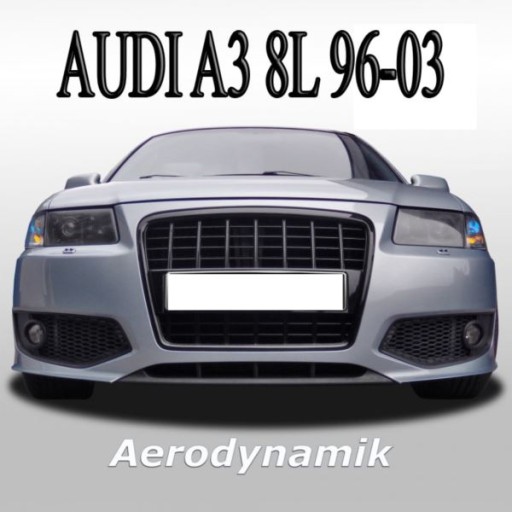 BRANIK PREDNJI AUDI A3 8L 96-03 SPORT LOOK CRNI