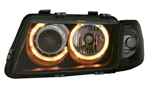 LAMPE FAROVI  PREDNJI ANGEL EYES AUDI A3 8L CRNE