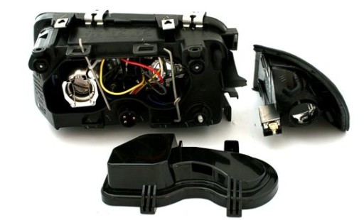 LAMPE FAROVI  PREDNJI ANGEL EYES AUDI A3 8L CRNE