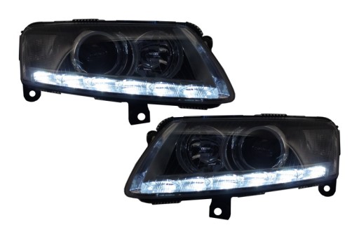 LAMPE FAROVI AUDI A6 C6 04.04-08 XENON DAYLIGHT CHROME RL