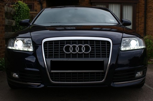 LAMPE FAROVI AUDI A6 C6 04.04-08 XENON DAYLIGHT CHROME RL