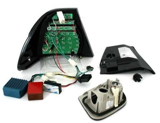 LAMPE FAROVI  ZADNJA LED BMW E46 98-01 LIMUZINA / RED SMOKE