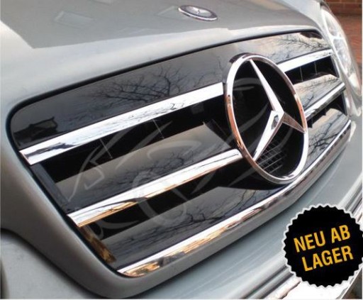 MASKA MERCEDES C208 A208 CLK BLACK KROM AMG LOOK