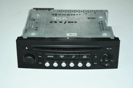 RADIO CD 98032839XT CITROEN C3 II DS3