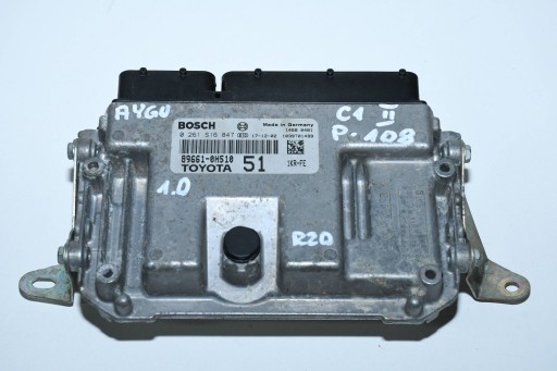 KOMPJUTER MODUL MOTORA 89661-0H510 CITROEN C1 II PEUGEOT 108 1.0 VTI