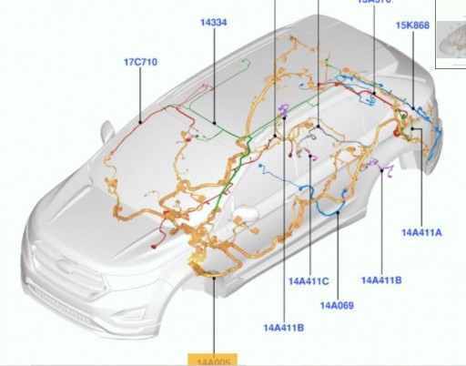 FORD EDGE II MK2 REDIZAJN 2018- 2.0 ECOBLUE BITURBO INSTALACIJA UNUTARNJA FORD EDGE II MK2 REDIZAJN 2018- 2.0 ECOBLUE BITURBO INSTALACIJA UNUTARNJA