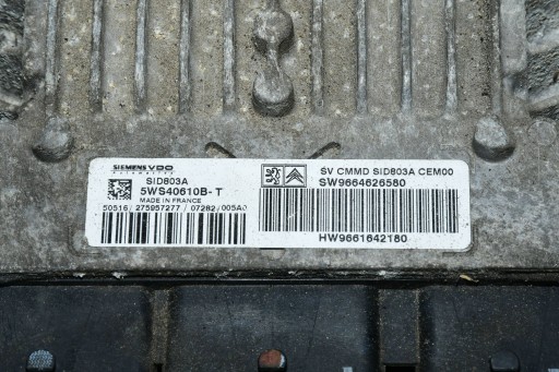 KOMPJUTER MODUL MOTORA 9664626580 FIAT ULYSSE 2.0 HDI