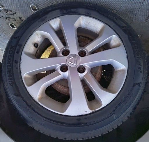 FELGA ALUMINIJSKE ALU 16 ŚWIEŻE GUME HANKOOK 4S 22R DACIA LODGY DOKKER FELGA ALUMINIJSKE ALU 16 ŚWIEŻE GUME HANKOOK 4S 22R DACIA LODGY DOKKER