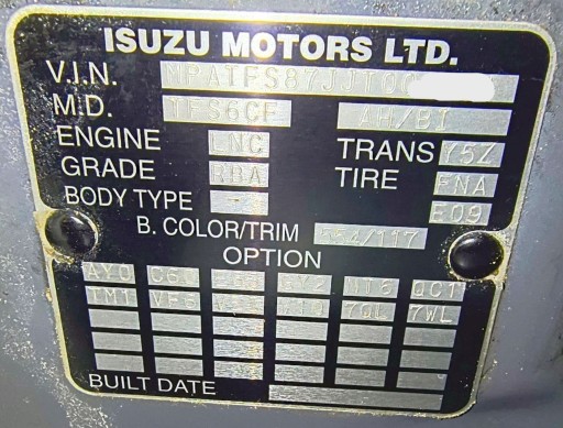 BLATOBRAN DESNA STRANA MASKA POJAČANJE ISUZU D-MAX II REDIZAJN 17-19 554