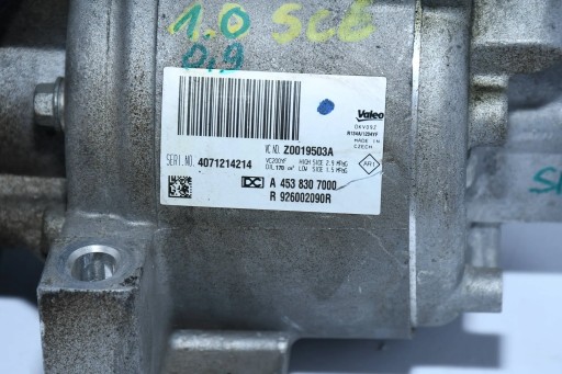 KOMPRESOR KLIMATIZACIJE VALEO 926002090R TWINGO III A4538307000 SMART FORTWO KOMPRESOR KLIMATIZACIJE VALEO 926002090R TWINGO III A4538307000 SMART FORTWO