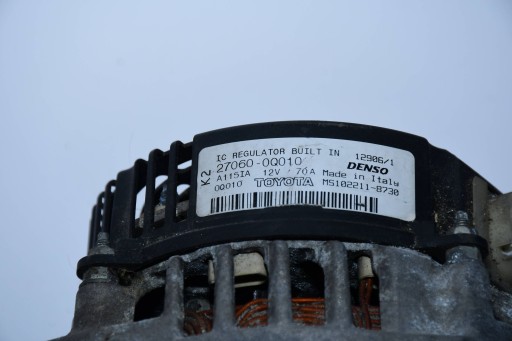 ALTERNATOR 27060-0Q010 CITROEN C1 PEUGEOT 107 TOYOTA AYGO 1.0 BENZIN ALTERNATOR 27060-0Q010 CITROEN C1 PEUGEOT 107 TOYOTA AYGO 1.0 BENZIN