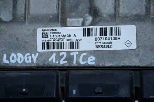 KOMPJUTER MODUL MOTORA 237104145R DACIA LODGY 1.2 TCE
