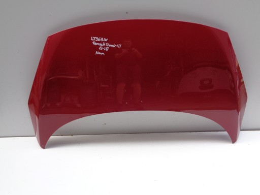 NOVO HAUBA POKLOPAC MOTORA RENAULT SCENIC III 12- REDIZAJN NR 47363