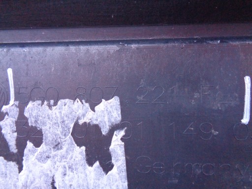 BRANIK PREDNJA STRANA VW GOLF VII 7 5G 17- REDIZAJN NR 36744