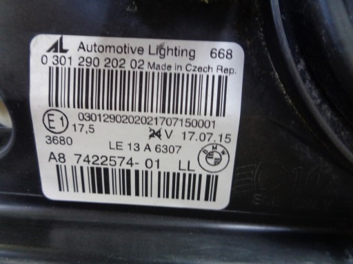 LAMPA FAR DESNA STRANA BMW 2 F45 F46 14-18