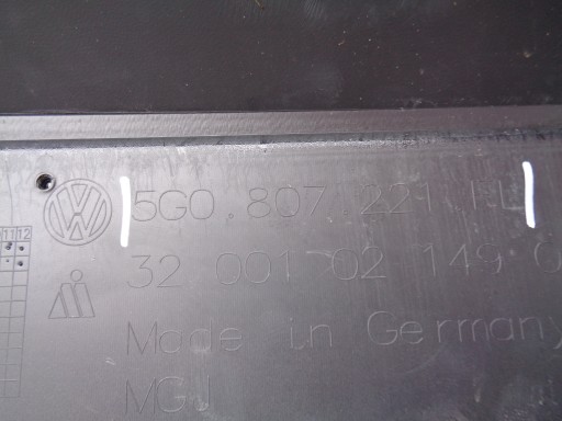 BRANIK PREDNJA STRANA VW GOLF VII 7 5G 17- REDIZAJN NR 34183