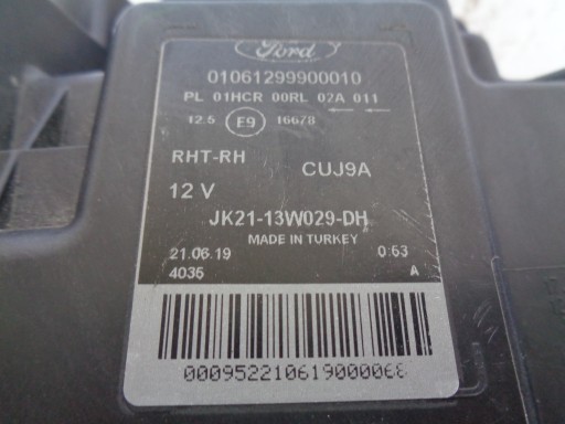 LAMPA FAR DESNA STRANA FORD TRANSIT CUSTOM 18- REDIZAJN LED