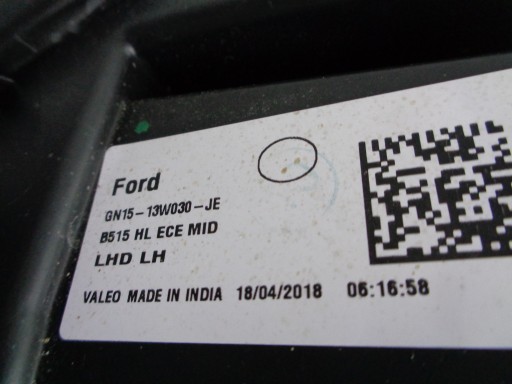 LAMPA FAR LIJEVA STRANA FORD ECOSPORT 17- REDIZAJN