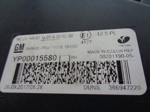 LAMPA FAR DESNA STRANA OPEL GRANDLAND X 16- LED