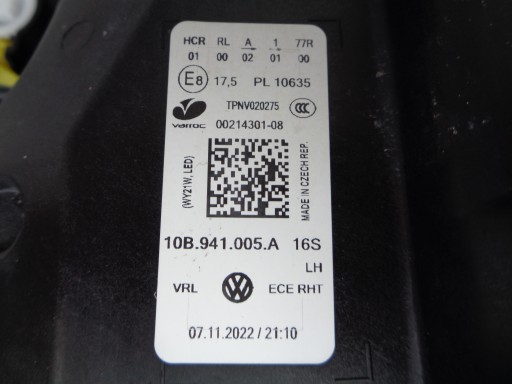 LAMPA FAR LIJEVA STRANA VW ID3 10A 21- FULL LED