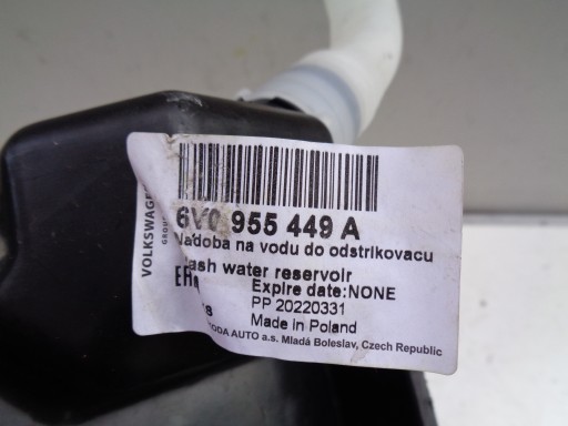 POSUDA ZA PRANJE STAKLA SKODA FABIA III 6V0 14-