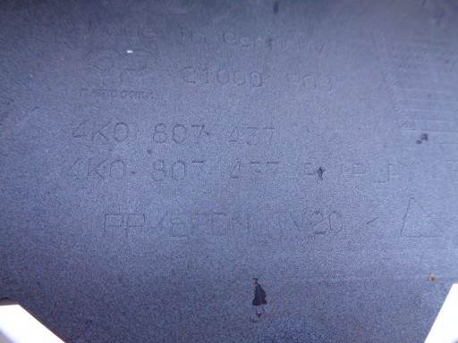 BRANIK PREDNJA STRANA AUDI A6 C8 4K 4K0 18- NR 40197