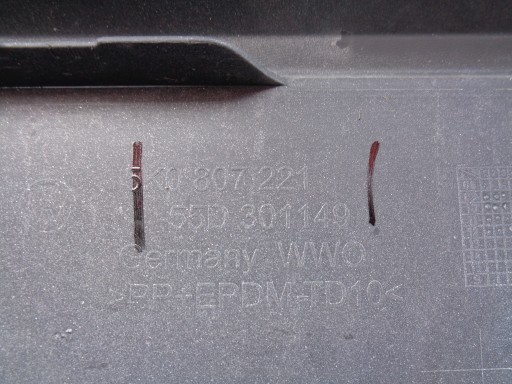 BRANIK PREDNJA STRANA VW GOLF VI 6 5K 5K0 08-12 NR 46140 BRANIK PREDNJA STRANA VW GOLF VI 6 5K 5K0 08-12 NR 46140