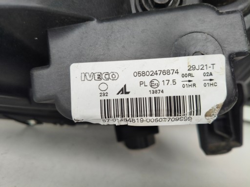 LAMPA FAR LIJEVA STRANA IVECO DAILY 19- REDIZAJN