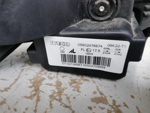 LAMPA FAR LIJEVA STRANA IVECO DAILY 19- REDIZAJN