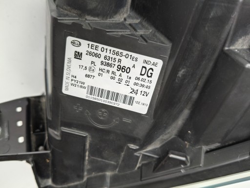 LAMPA FAR LIJEVA STRANA OPEL VIVARO B 14-