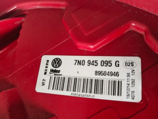 LAMPA FAR LIJEVA STRANA ZADNJA VW SHARAN 7N 7N0 10-