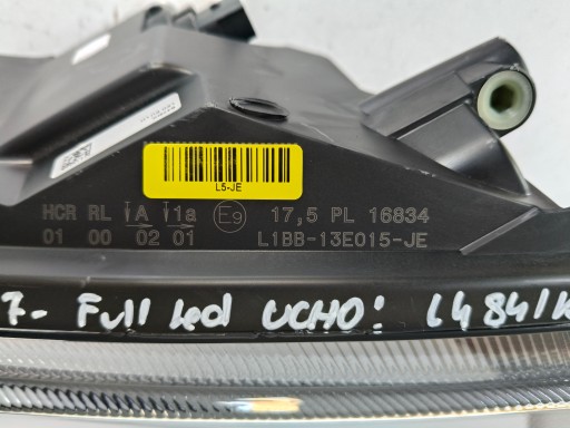 LAMPA FAR LIJEVA STARIRANA FORD FIESTARIA MK8 17- STARI TAMNA FULL LED
