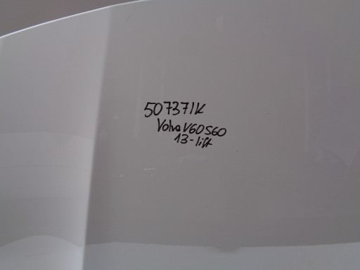 HAUBA POKLOPAC MOTORA VOLVO V60 S60 13- REDIZAJN NR 50737