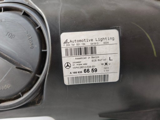LAMPA FAR LIJEVA STRANA MERCEDES ML W166 11- LAMPA FAR LIJEVA STRANA MERCEDES ML W166 11-