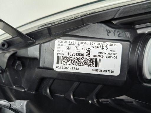 --NO-WA-- LAMPA FAR DESNA STRANA OPEL MERIVA B 10-13 LEČA ZAKRETNI