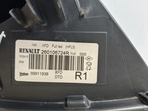 LAMPA FAR DESNA STRANA RENAULT TALISMAN 15- FULL LED LAMPA FAR DESNA STRANA RENAULT TALISMAN 15- FULL LED
