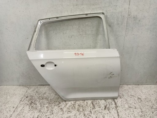 VRATA DESNA  ZADNJA STRANA ZADNJI SKODA RAPID 5JJ SPACEBACK 2012-
