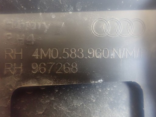 LAJSNA NA VRATA DESNA STRANA PREDNJA AUDI Q7 II 4M REDIZAJN 2019-