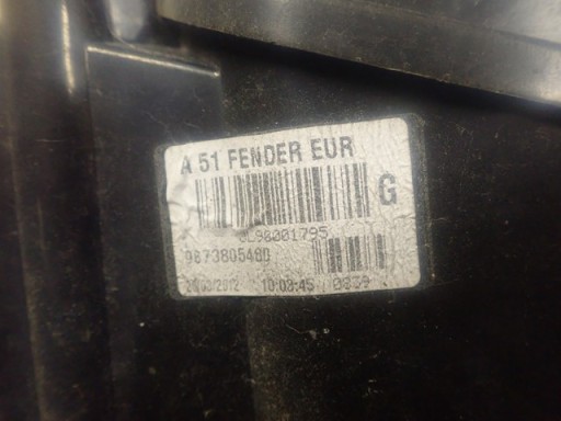 LAMPA FAR LIJEVA STRANA ZADNJA  ZADNJI CITROEN C3 II 2009-2013R