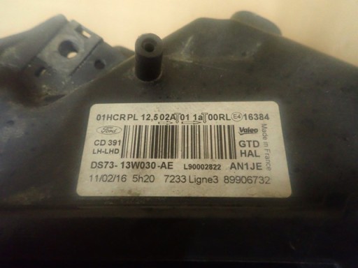 LAMPA FAR LIJEVA STRANA FORD MONDEO MK5 V 2014-