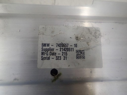 GREDA ISPOD BRANIK ZADNJI ZADNJA BMW X5 G05 X6 G06 18-