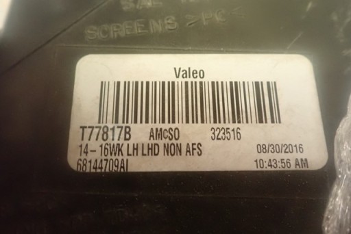 LAMPA FAR LIJEVA STRANA XENON JEEP CHEROKEE WK2 14-
