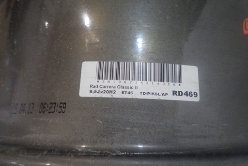 ALUMINIJSKA FELGA PORSCHE BOXTER CAYMAN 98136216314