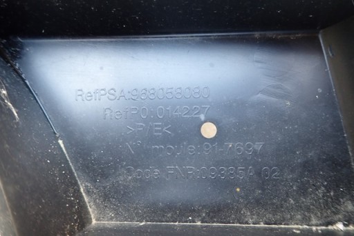 GREDA ISPOD BRANIK ZADNJI ZADNJA CITROEN BERLINGO 3 III GREDA ISPOD BRANIK ZADNJI ZADNJA CITROEN BERLINGO 3 III