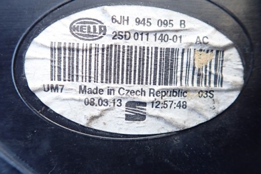 LAMPA FAR LIJEVA STRANA ZADNJA SEAT TOLEDO IV 4 6JH945095B