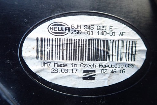 LAMPA FAR LIJEVA STRANA ZADNJA SEAT TOLEDO IV 4 6JH945095E