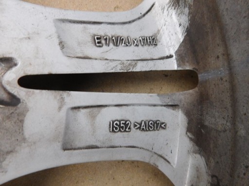ALUMINIJSKA FELGA BMW 17X7,5J ET52 5X120