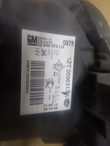 LAMPA FAR LIJEVA STRANA XENON ZAKRETNI OPEL INSIGNIA 1 I A 07- LAMPA FAR LIJEVA STRANA XENON ZAKRETNI OPEL INSIGNIA 1 I A 07-